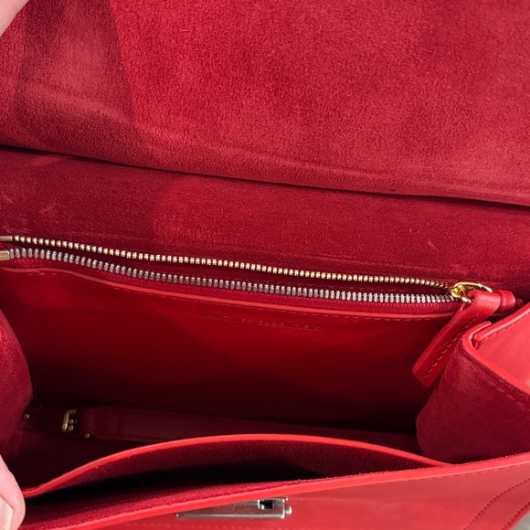 Red Leather Handbag - Picture 4 of 4